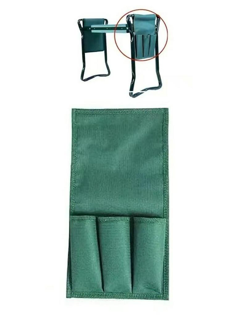 Garden Kneeling Stool & Tool Bag: Non-Slip, Multi-Function, Folding Storage with Comfort Sponge.