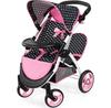 Bayer Design Doll Pram For Twins with a Bow