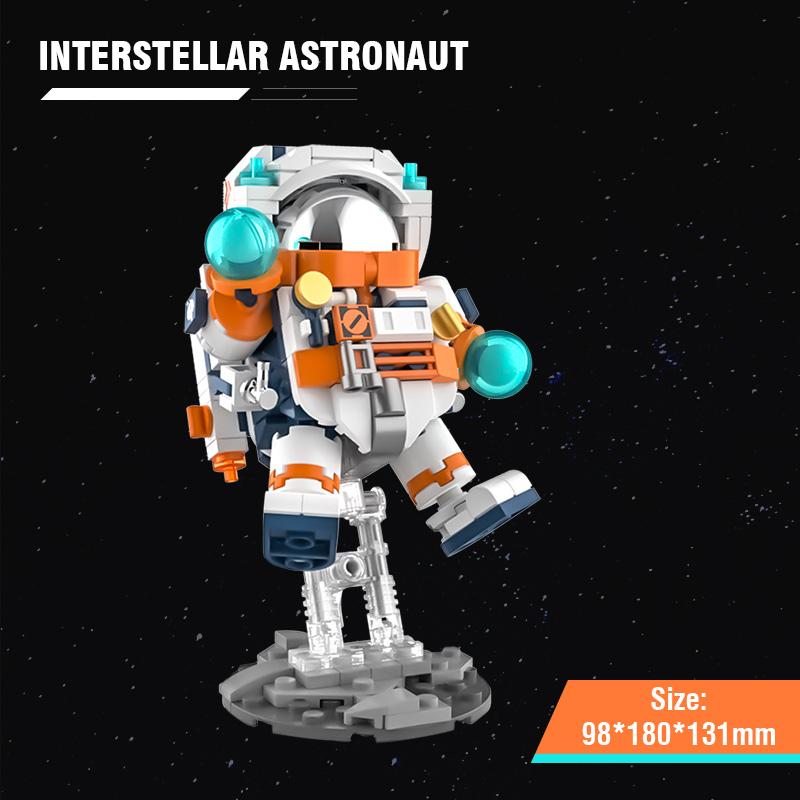 

Imaginative Play Aviation Manned Creating Modules Space Astronaut Figure DIY Aerospace Bricks Model Toysets for Kids Xmas Holiday Present