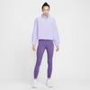 Nike Sweatshirts Women's Purple Stand Collar Moderate Regular