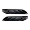 For Mercedes Benz C E Cla 2Pcs Sport Carbon Fiber Look Side Fender Air Vent Outlet Trim