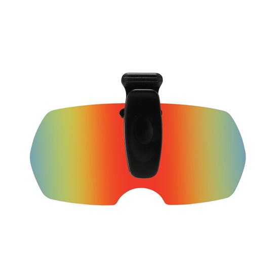 Polarized Clip Sunglasses for Men Women Rimless Flip Up Driving Glasses UV Protection Shades for Beach Fishing