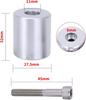 Erector Pipe Car Roof Carrier Bar Spacia Pipe Erector Pipe Attachment with Internal Hexagonal Aluminum Mounting DIY Aluminum Attachment for