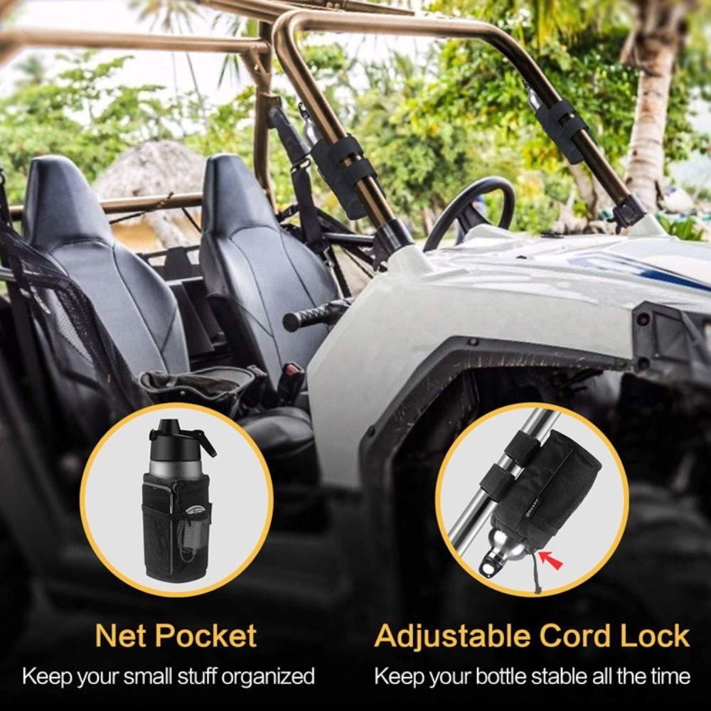 Universal Water Cup Holder Mesh Bag Bike Bottle Holder Portable Scooter Bag