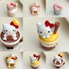 Cartoon Hello Kitty refrigerator magnet Stickers Kitchen Decorations Cute Cat KT Fridge Magnets Decor Anime Household Supplies
