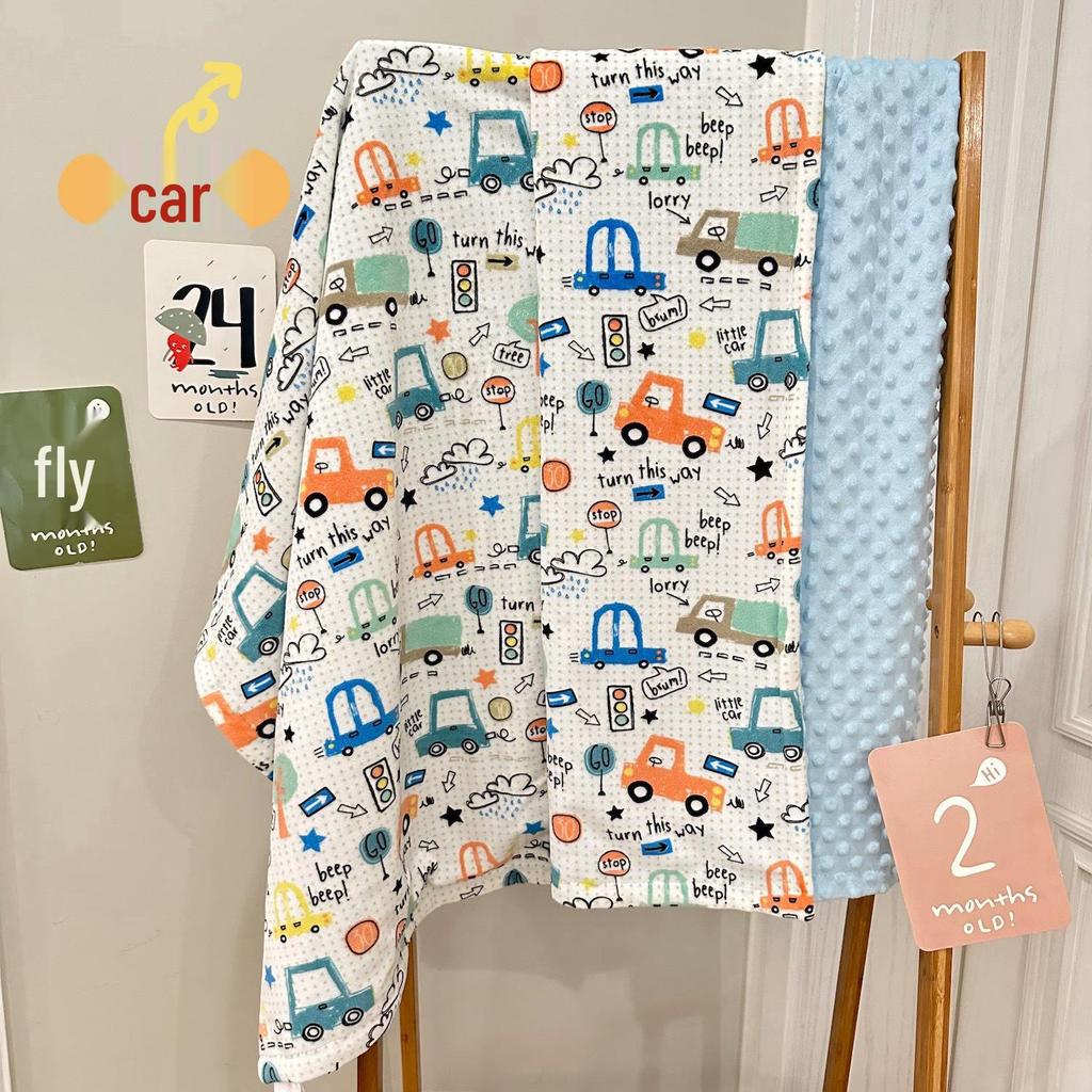 Washable Baby Wool Soothing Blanket - All-Season Nap & Sofa Quilt