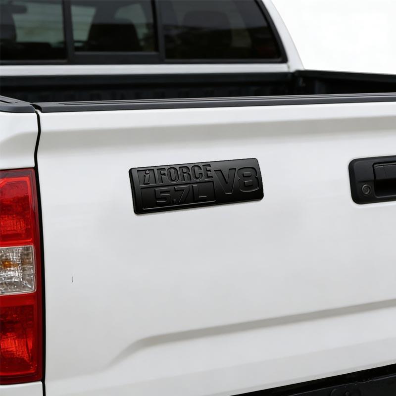 3D ABS 5.7L V8 Car Trunk Sticker For Toyota Tundra Displacement Modification Parts J33