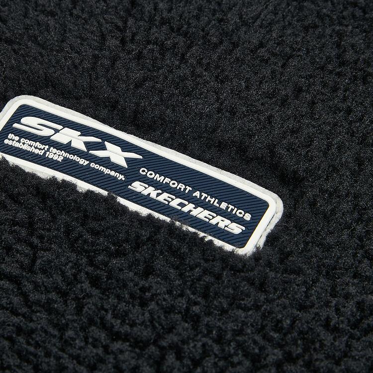 Skechers Sports Lifestyle Series New Style Academy Series Hooded Zipper Thermal Warm Fleece Jacket Unisex Jacket Carbon-Black P424U030-0018