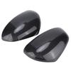 Car Decoration Door Mirror Cover For Smart Fortwo Forfour 453 2015- Car Rearview Accessories Carbon Fiber Glossy Black