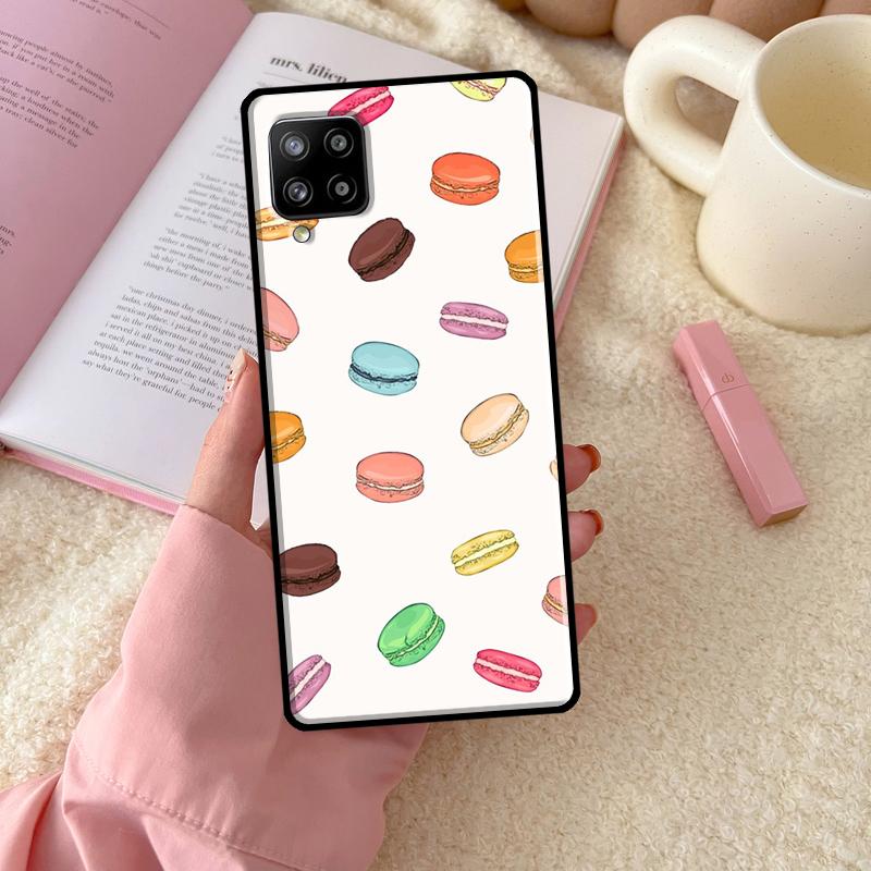 Macarons Cake Dessert For Samsung Galaxy A16 A26 A36 A56 A06 A53 A33 A13 A12 A32 A52 A55 A35 A15 A54 A34 A14 Case