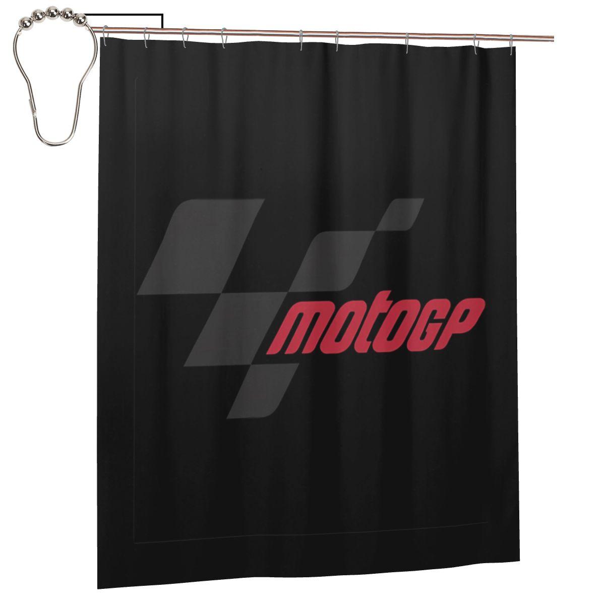 

Логотип Moto GP Основная Шторка для душа Ванная комната Полиэстер Водонепроницаемая Шторки для ванны С крючками W60H190(CM)-1 Pcs
