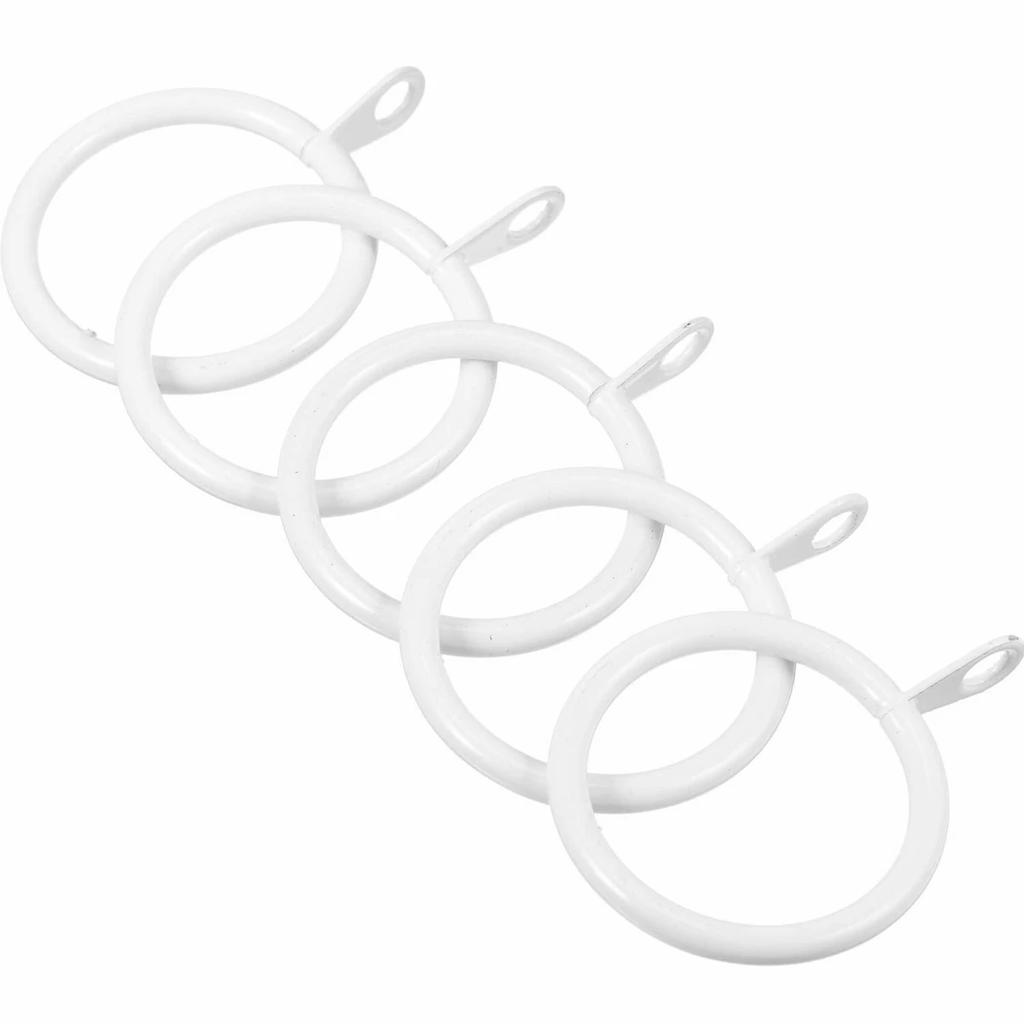 6/12/24/48/60/84/96PCS Curtain Rings Metal Curtain Rings Hanging Hooks for Curtains Rods Pole Voile Heavy Duty Rings