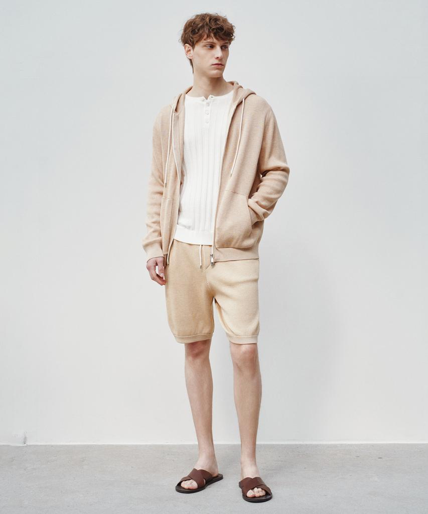 Jeilium Agio Light Knit Shorts Oatmeal