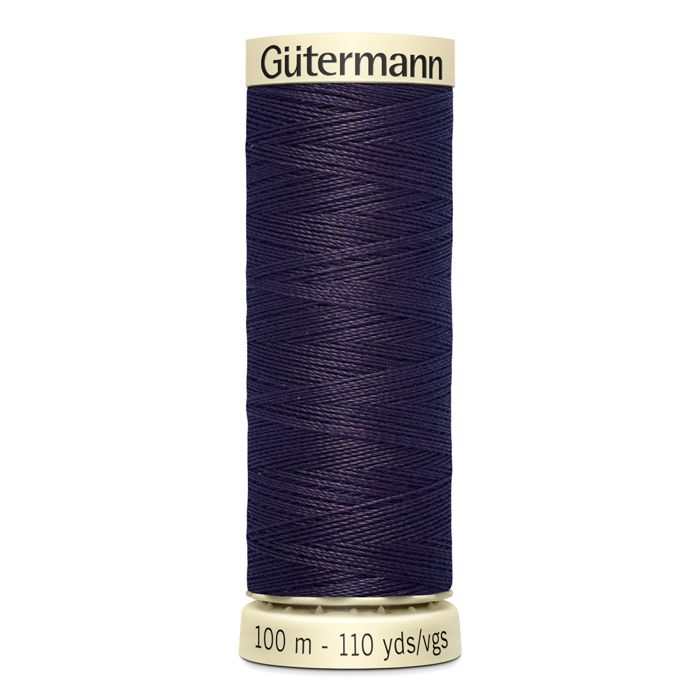 Lot de 5 bobines 100m Fil 100% polyester Gutermann Ref 788988 - Att 512 - aubergine