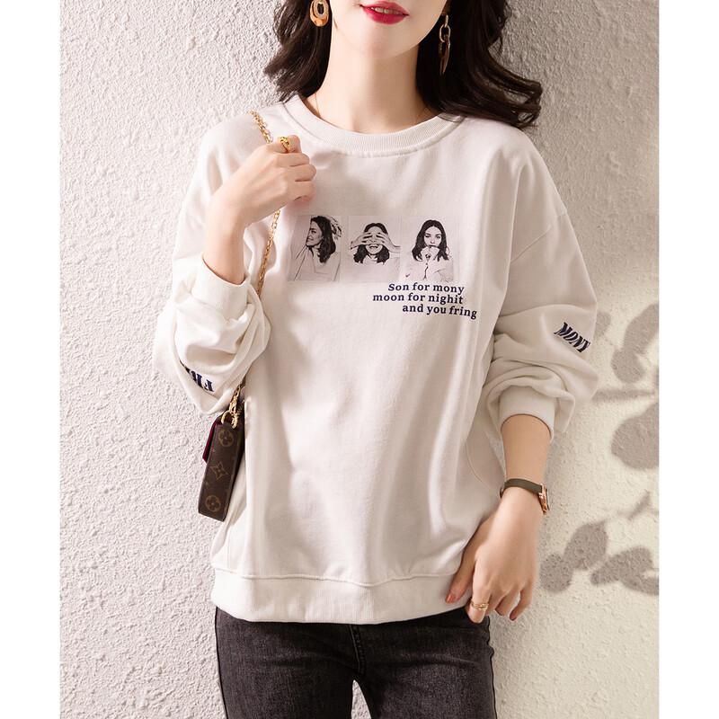 Firstview Women's Urban Casual Long Sleeve Sweatshirt