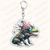 Italian Brainrot Animals Meme Keychains for Accessories Tralalero Tralala Tung Tung Tung Sahur Brr Brr Patapim Keyring Fans Gift