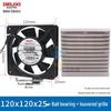 Delixi 220V Industrieller Axial-Abluftventilator, 12038 Kugellager, für Schrankkühlung