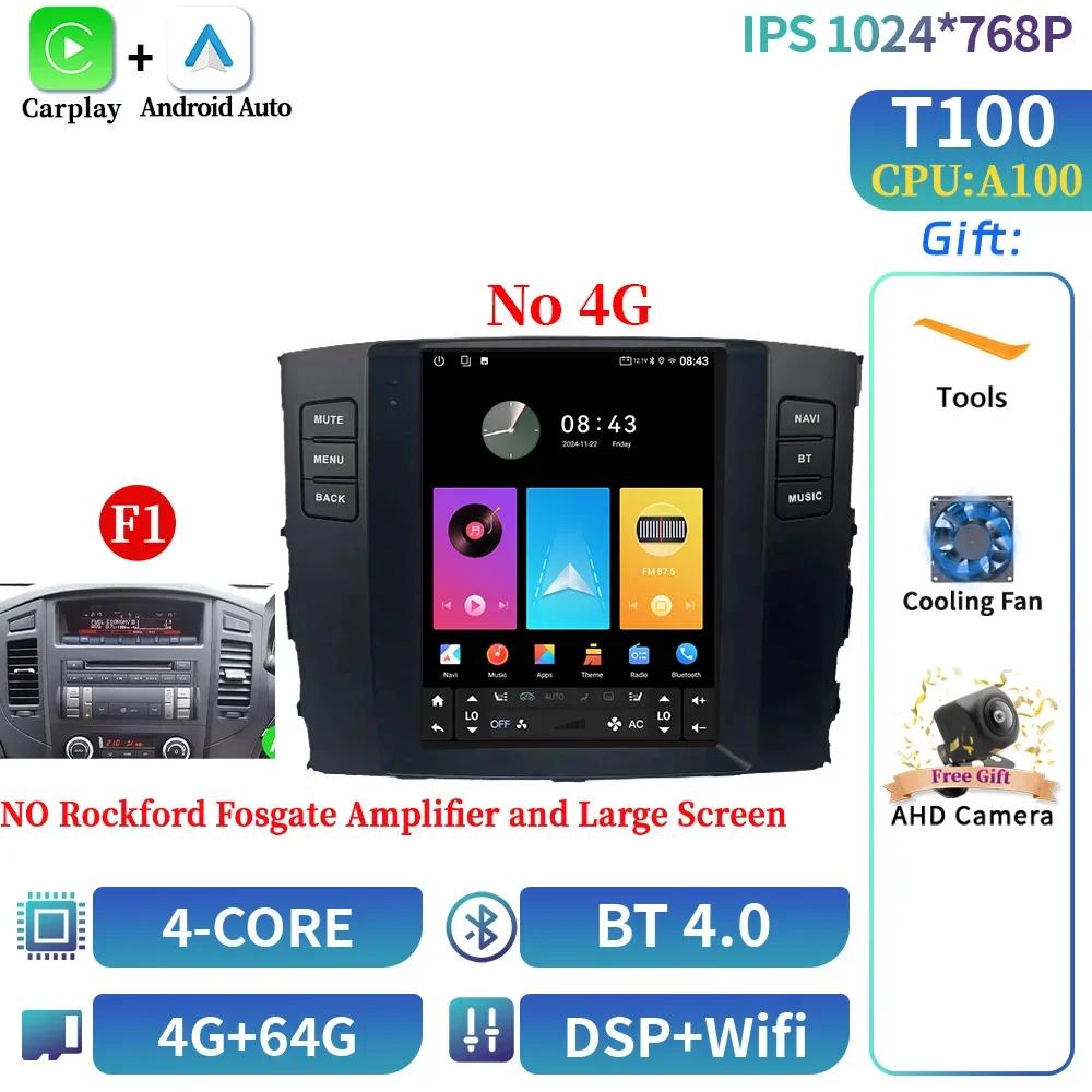 9.7" For Mitsubishi Pajero 4 V80 V90 2006-2014 Car Radio Navigation For Car Multimedia Video Player Navigation 4G Android Screen