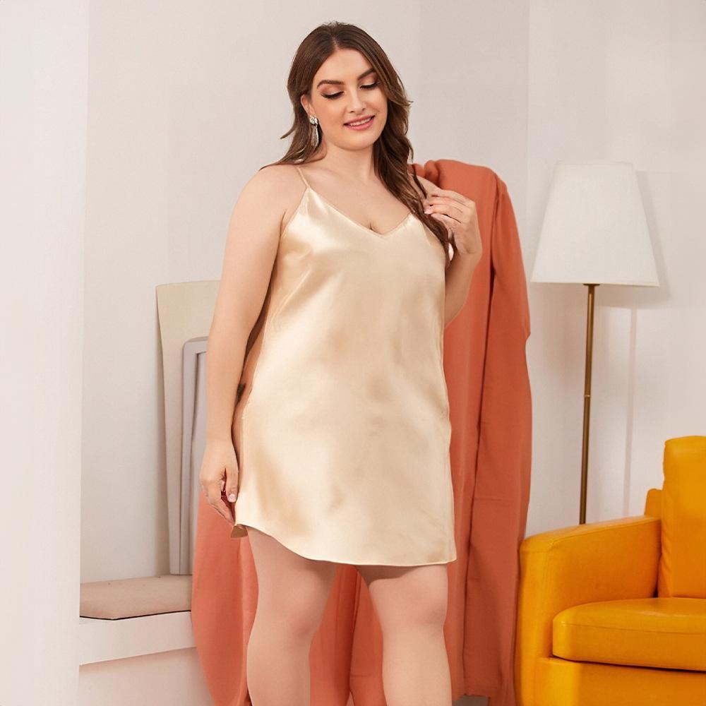 Plus Size Women's New Backless Sexy Pajamas