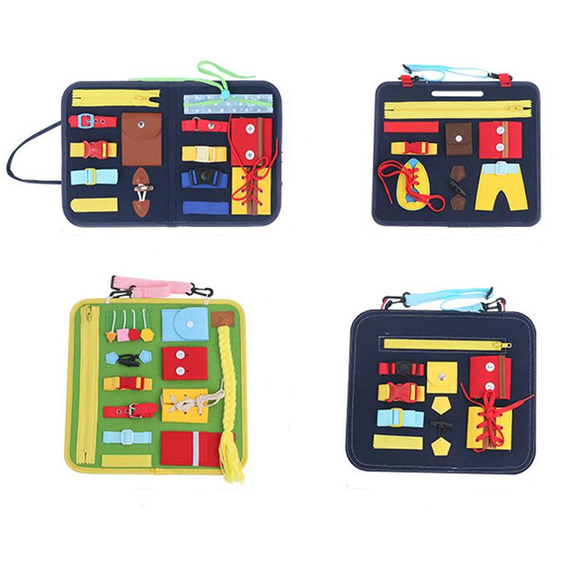 Enlightenment Early Education Pack Children'S Clothing Learning Board Children'S Educational Toys Teaching Life Skills Activities Felt Cloth Book