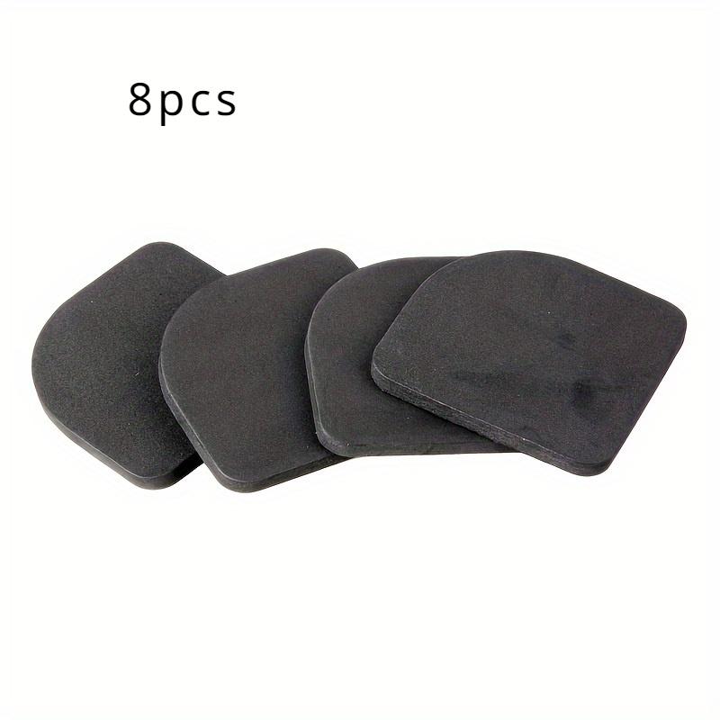 

4pcs Non-slip Fixing Pad, Universal Anti Skid Pads, Non Skid Furniture Wash Machine Pad Floor Protectors, 3.03in*3.03in 4pcs чорний