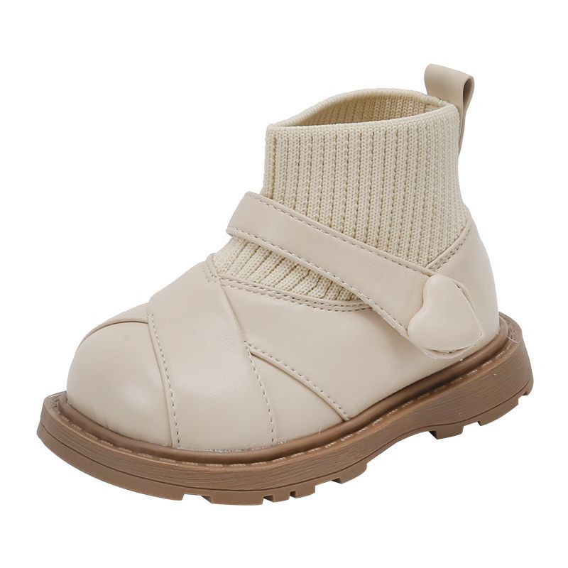 Trendy Girl Boots Fashion Versatile Kids Shoes Princess Sweet Simple Soft Soled Ankle Boot Classic Fashion Comfort Winter Boots