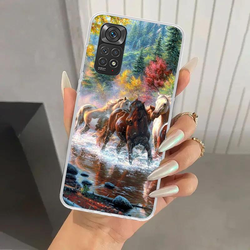 Horse Great Beauty Galloping Phone Case for Xiaomi Redmi Note 15 14 14S 13 12S 12 Pro 11S 11 Plus 11T 11E 10S Soft Funda Print S