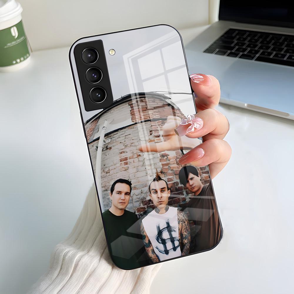 B-Band B-B-BLINK-182 Phone Case For Samsung A56 A36 A26 A16 A15 A25 A35 A55 A14 A34 A24 A54 Glass Case