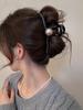 2025 Leopard Print High-End Large Shark Hair Clip for Women