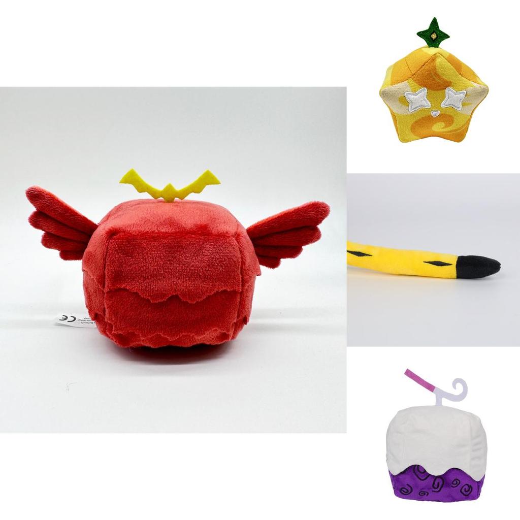 Blox Fruit Plüschtier Weich und Entzückend Teufelsfrucht Stofftier