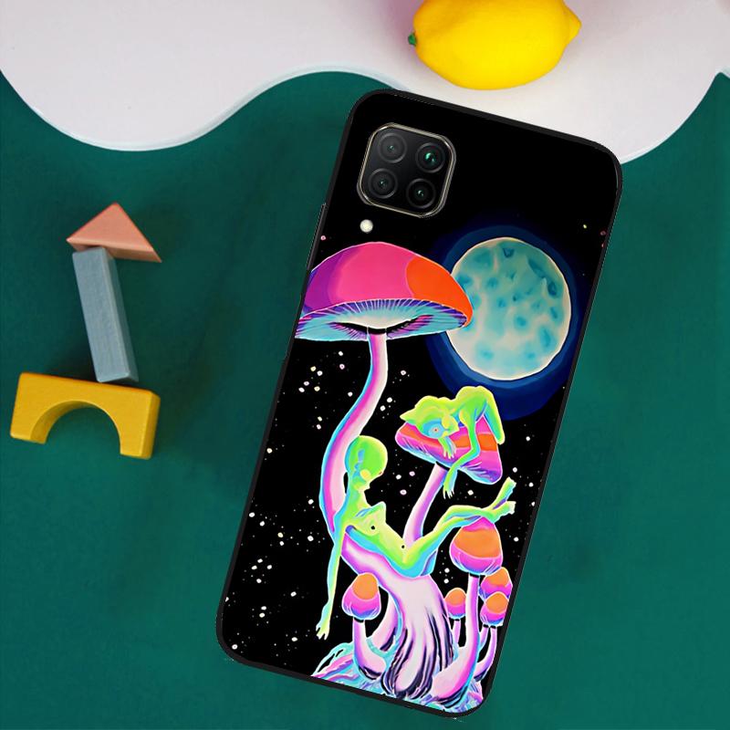 Mushroom Moon Shroom Farmer Case For Huawei P30 Pro P20 P40 Lite Nova 8i 3i 7i 11i 9 10 SE 5T Y60 Y61 Y70 Y90 Y91 Cover