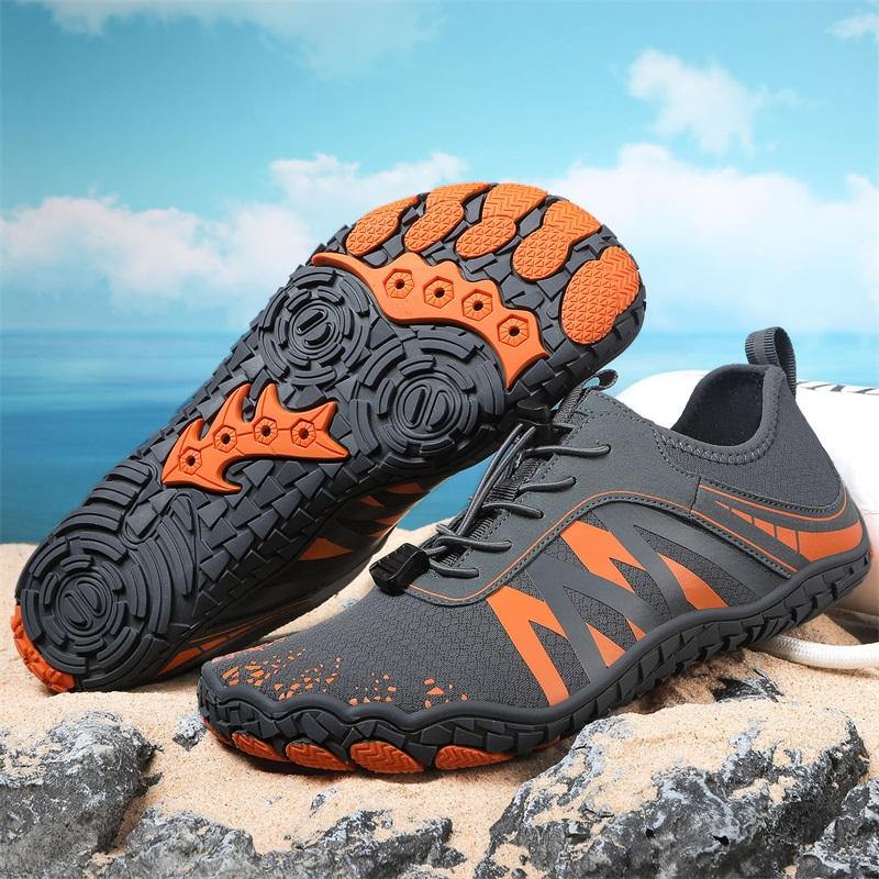 Couple Beach Shoes Casual Outdoor Barefoot Swimming Anti Slip Breathe Aqua Shoes Multifunctional Trekking Shoes for Water Sports