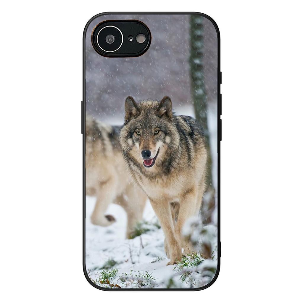Animal Stalking Wolf Art Phone Case for Samsung Galaxy S22 S21 S20 FE Ultra Plus A35 A36 A37 A33 A34 A04 A71 Cover Casing