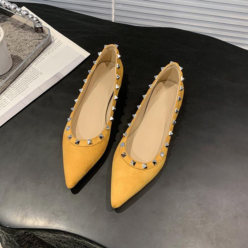 

Inner height increase temperament pointed willow single shoes women s shoes spring and autumn new spring apricot gentle commuting ladyshoes 40 жёлтый