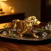 3D Printed Lion Figurine For Home, Office, Bookshelf Creative Desktop Decoration