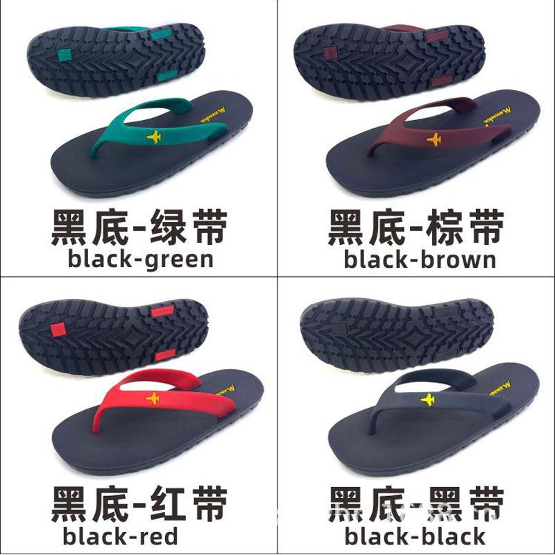 Nya Flip Flops med Solida Gummidäck, Mjukt Gummi, Hård Botten, Tåklämma, Herrtofflor, Slitstarka, Halkfria, Utomhus, Casual Tofflor