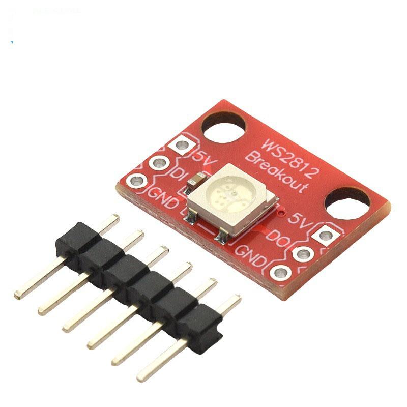 10~100Pcs WS2812 Full Color Light Module Single Wire Interface RGB Light Emitting Diode Compatible STM32 ARM Microcontroller