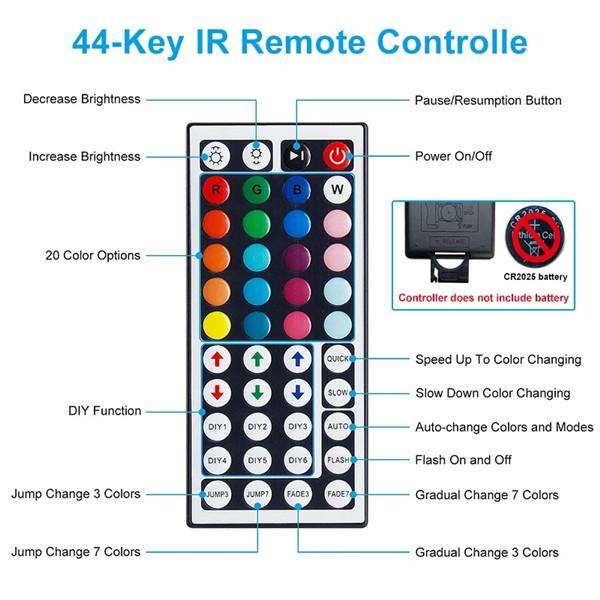 USB LED pásek Světelná dekorace Podsvícení Lampa Noční světlo Světelný řetězec RGB SMD 5V LED světla Podsvícení obrazovky TV plochy