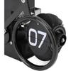 Desk Clock Bicycle Shape Flip Vintage Decor Clock for Desk Clock Flip Down Clock Novelty Desk Clock (Black)