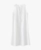 Suare Woman Apron Cotton Dress White