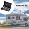 Universal Automotive Fuses Box Heat Dissipation Metal Plastic Construction For Electrical Systems Boat Car Protection
