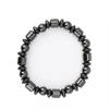 Unisex Stylish Weight Loss Black Stone Bracelet Health Care Magnetic Therapy Bracelet513 purchases