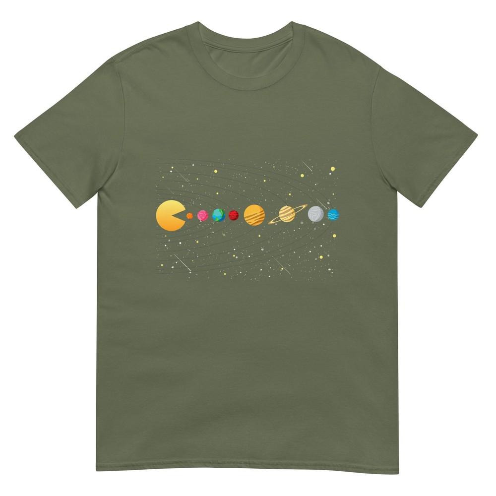 Funny Solar System Astronauts Space Video Games Tshirt