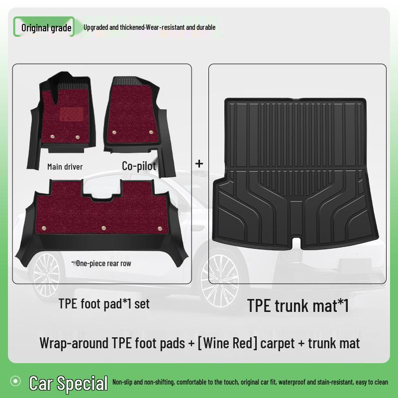 2026 Leapmotor B01 Full Coverage TPE Floor Mats