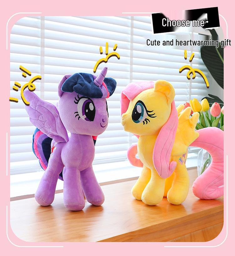 Cartoon Pegasus Plush Toy - Cute Children's Companion & Home Decoration Ornament