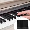 10Pcs Piano Keytops Replacement Black Key Piano Plastic Black Keys Piano Repair Parts Accessories Easy Installation