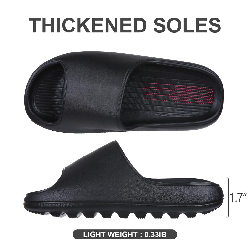 Goosecret New Summer Thick Sandals Platform Slippers For Men Women Unisex Beach Slippers Non-slip Bathroom Slides House Shoe