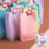 Color, Gradient Thank-you Stickers, Gift Packaging, Sealing Stickers, Decorative Stickers, Circular, Adhesive Labels