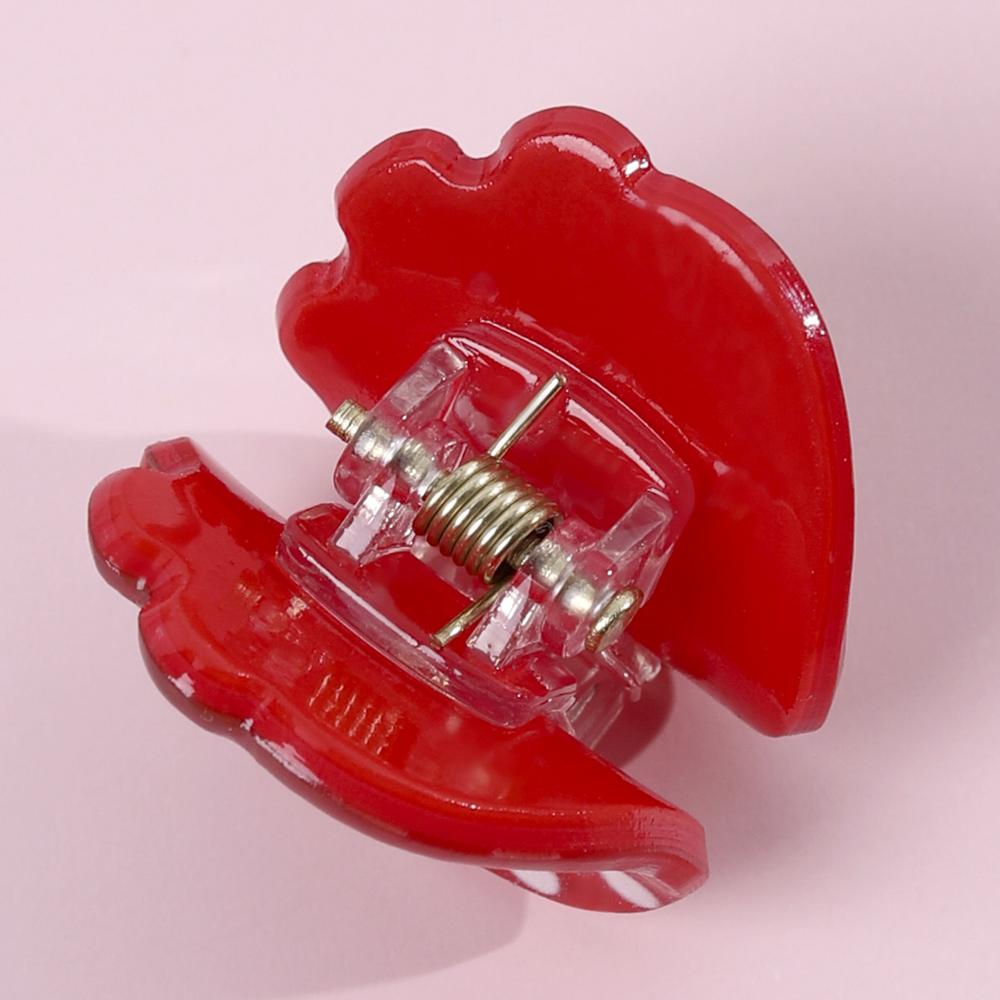 4Pcs Acetate Fruit Hair Claw Clips Cute Mini Sparkling Strawberry Girls Women Side Braid Hairpins Trendy Hair Accessories Gifts