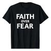Camiseta Con Cita Motivacional De Faith Over Fear
